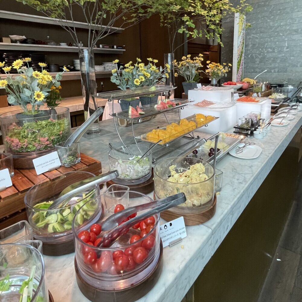 コンラッド東京 朝食 ビュッフェ