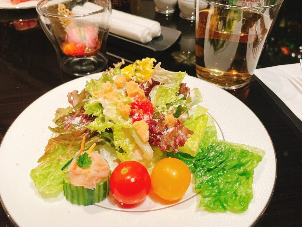 リッツカールトン東京 クラブラウンジ サラダ