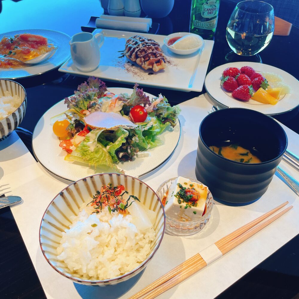 リッツカールトン東京 クラブラウンジ 朝食
